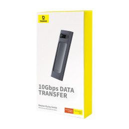 Baseus FlyJoy Series M.2 NVMe / M.2 SATA 10 Gb/ s SSD lizdas – pilka