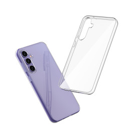 Ultra Clear silikoninis dėklas S23 FE, skaidrus
