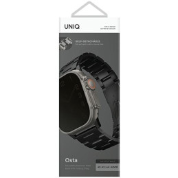 Uniq Osta nerūdijančio plieno dirželis, skirtas Apple Watch 1/ 2/ 3/ 4/ 5/ 6/ 7/ 8/ SE/ SE2/ Ultra 42/ 44/ 45/ 49mm – ju...