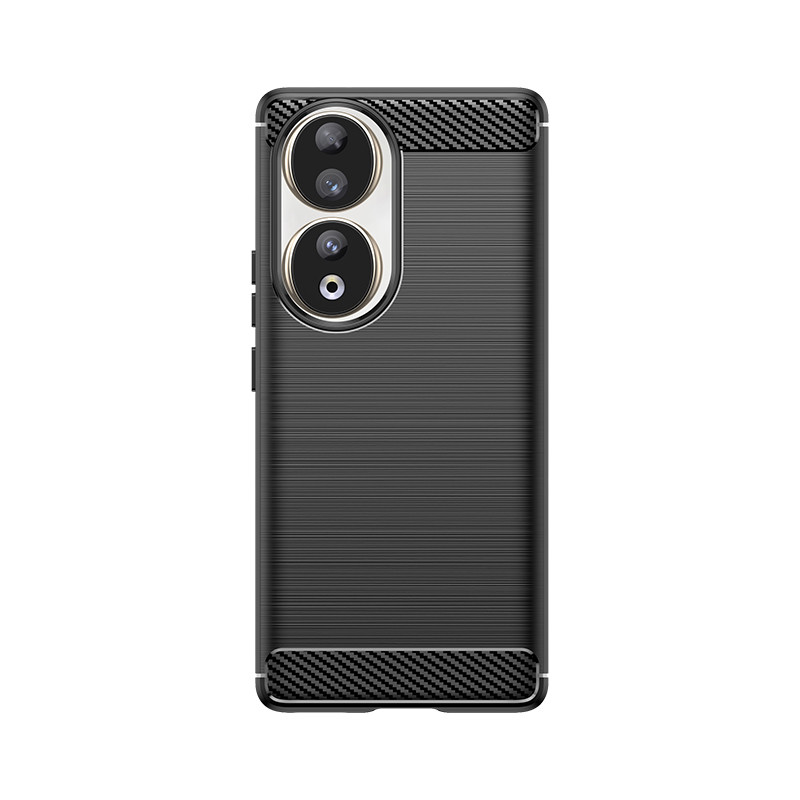 Carbon Case silikoninis dėklas Honor 90 - juodas