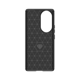 Carbon Case silikoninis dėklas Honor 90 - juodas