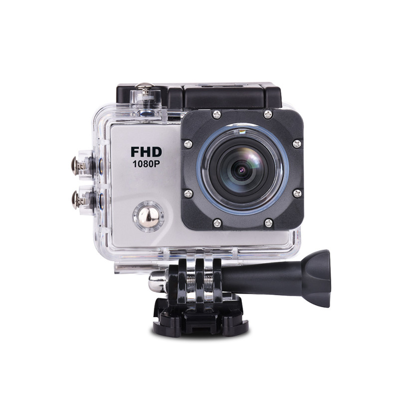 DV2400 Full HD Wi-Fi 12Mpx sportinė kamera, plačiakampė vandeniui atspari + priedai – balta