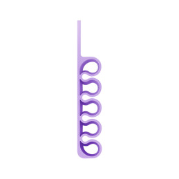 Silikono biuro organizatorius - violetinė