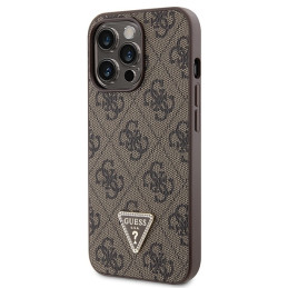 Guess Crossbody 4G Metal Logo dėklas skirtas iPhone 13 Pro / iPhone 13 - rudas