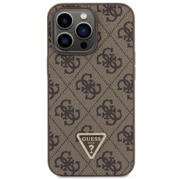 Guess Crossbody 4G Metal Logo dėklas skirtas iPhone 13 Pro / iPhone 13 - rudas