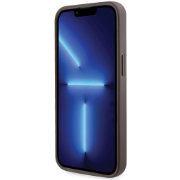 Guess Crossbody 4G Metal Logo dėklas skirtas iPhone 13 Pro / iPhone 13 - rudas