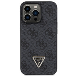 Guess Crossbody 4G Metal Logo dėklas, skirtas iPhone 13 Pro Max - juodas