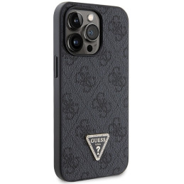 Guess Crossbody 4G Metal Logo dėklas, skirtas iPhone 13 Pro Max - juodas