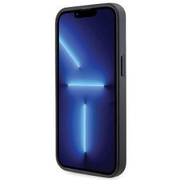 Guess Crossbody 4G Metal Logo dėklas, skirtas iPhone 13 Pro Max - juodas