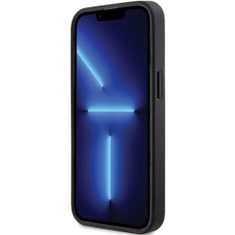 Guess Saffiano MagSafe dėklas iPhone 13 Pro / iPhone 13 - juodas