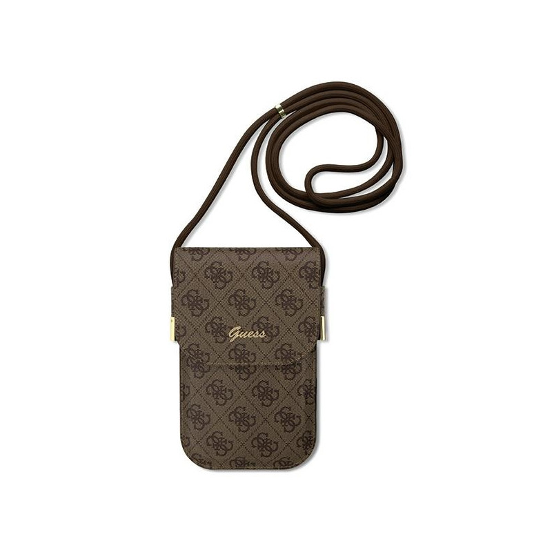 Guess 4G Metal Script Logo rankinė - ruda