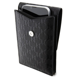 Karl Lagerfeld Saffiano Monogram Choupette krepšys - juodas