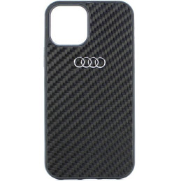 Audi Carbon Fiber dėklas iPhone 12 / iPhone 12 Pro - juodas