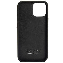 Audi Carbon Fibre Stripe dėklas iPhone 12 / iPhone 12 Pro - juodas