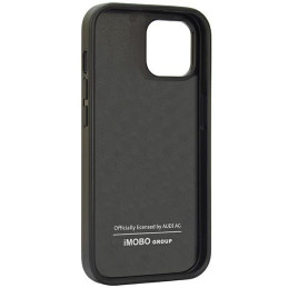 Audi Carbon Fibre Stripe dėklas iPhone 14 - juodas