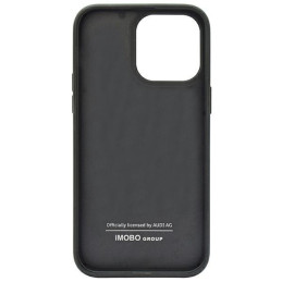 Audi Carbon Fibre Stripe dėklas iPhone 14 Pro - juodas