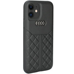 Audi tikros odos dėklas iPhone 12 / iPhone 12 Pro - juodas