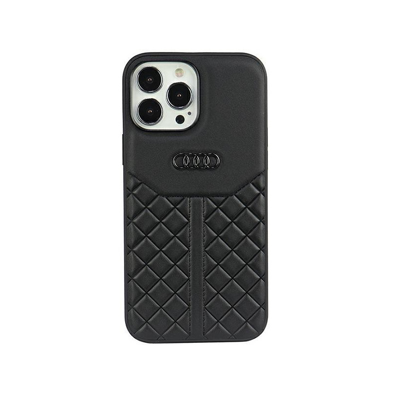 Audi tikros odos dėklas iPhone 13 Pro / 13 - juodas
