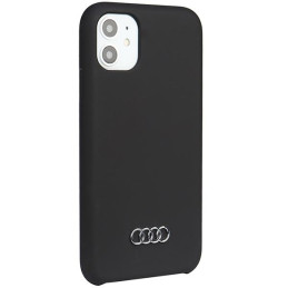 Audi silikoninis dėklas iPhone 11 / Xr - juodas
