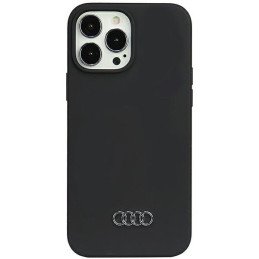 Audi silikoninis dėklas iPhone 13 Pro Max - juodas