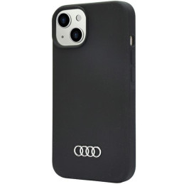 Audi silikoninis dėklas iPhone 14 - juodas