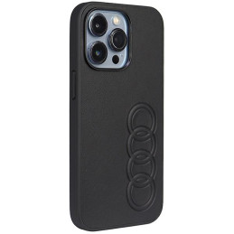 Audi sintetinės odos dėklas iPhone 13 Pro / iPhone 13 - juodas