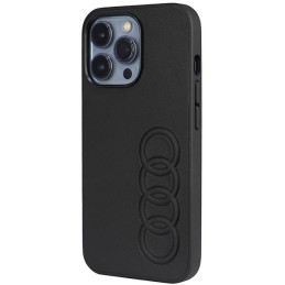 Audi sintetinės odos dėklas iPhone 13 Pro / iPhone 13 - juodas
