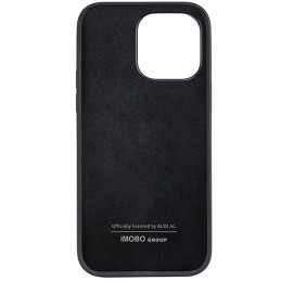 Audi sintetinės odos dėklas iPhone 14 Pro Max - juodas