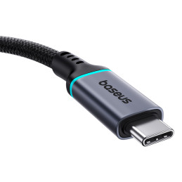 Baseus B0063370C111-00 USB-C – USB-C laidas 4K 60Hz 100W 5A 10Gb/ s 0.5m – juodas