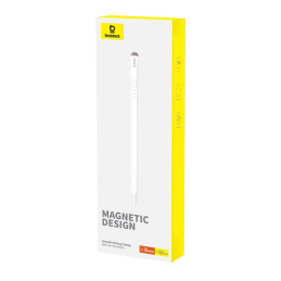 „Baseus Smooth Writing 2“ aktyvus antgalis skirtas rašiklis „iPad“ su USB-C laidu ir keičiamu antgaliu – baltas