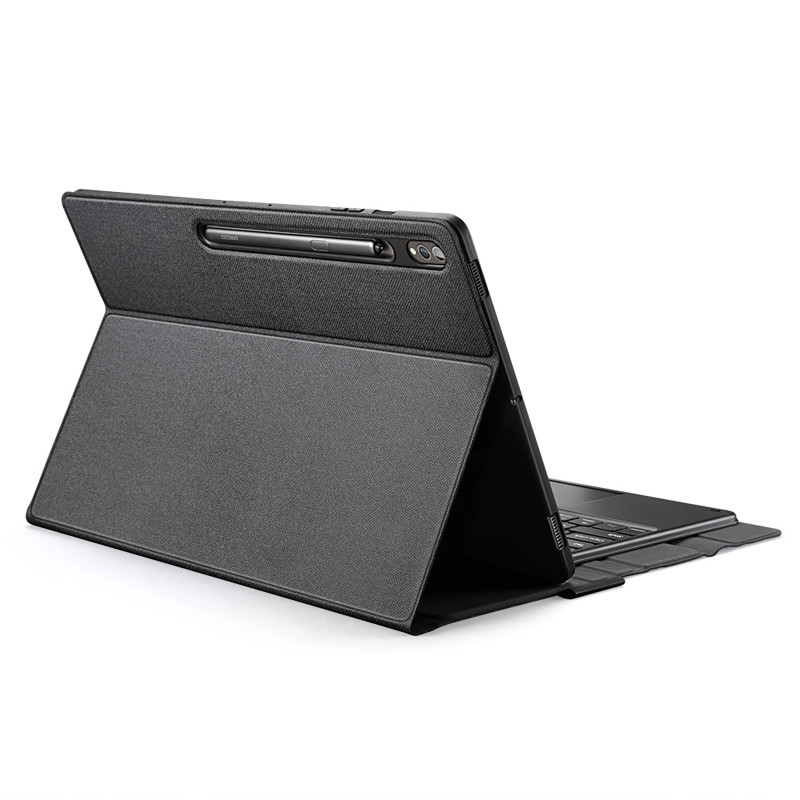 Dux Ducis Bluetooth klaviatūros dėklas (TK serija), skirtas Samsung Tab S9 Ultra – juodas
