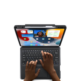 Dux Ducis DK serijos Bluetooth klaviatūros dėklas, skirtas Apple iPad Pro 12.9 (2020/ 2021/ 2022) – juodas