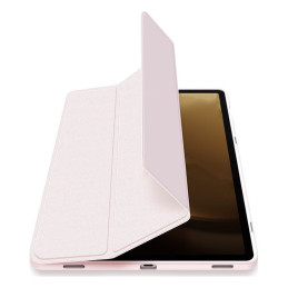 Dux Ducis Toby dėklas su atverčiamu stovu Samsung Galaxy Tab S9 FE Plus - rožinė