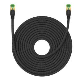 Baseus greitas RJ45 kat. 8 40Gbps 20m pinti juodi