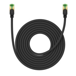 Baseus greitas RJ45 kat. 8 40Gbps 8m pinti juodi