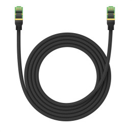 Baseus greitas RJ45 kat. 8 40Gbps 2m pinti juodi