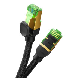 Baseus greitas RJ45 kat. 8 40Gbps 2m pinti juodi