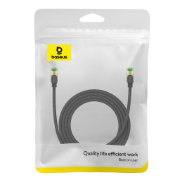 Baseus greitas RJ45 kat. 8 40Gbps 2m pinti juodi