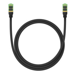 Baseus greitas RJ45 kat. 8 40Gbps 1m pinti juodi