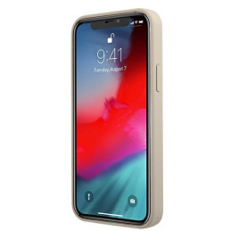 Guess Silicone Vintage dėklas, skirtas iPhone 12 / iPhone 12 Pro - pilka ir rožinė