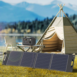 300W Choetech SC016 saulės įkroviklis - juodas
