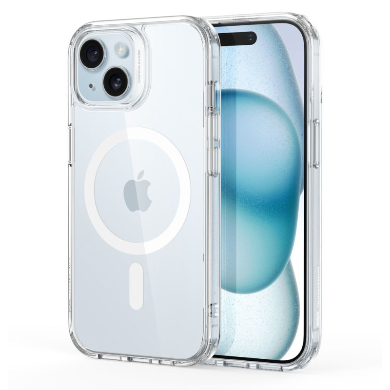 ESR Classic Hybrid Halolock dėklas su MagSafe iPhone 15 - skaidrus