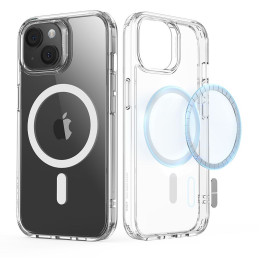 ESR Classic Hybrid Halolock dėklas su MagSafe iPhone 15 - skaidrus