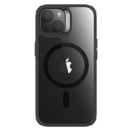 ESR Classic Hybrid Halolock MagSafe dėklas, skirtas iPhone 15 Plus – skaidrus ir juodas