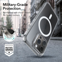 ESR Classic Hybrid Halolock MagSafe dėklas iPhone 15 Pro - skaidrus