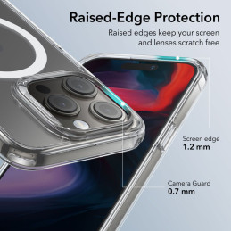 ESR Classic Hybrid Halolock MagSafe dėklas iPhone 15 Pro - skaidrus