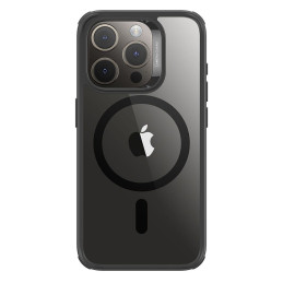 ESR Classic Hybrid Halolock MagSafe dėklas, skirtas iPhone 15 Pro Max – skaidrus ir juodas