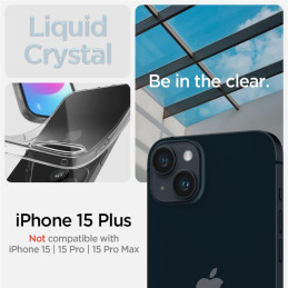 Spigen Crystal Flex dėklas iPhone 15 Plus - skaidrus