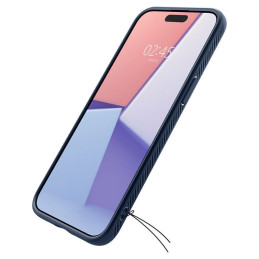 Spigen Liquid Air dėklas, skirtas iPhone 15 Pro Max - mėlynas
