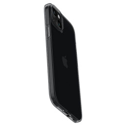 Spigen Crystal Flex dėklas iPhone 15 Plus - pilkas ir skaidrus